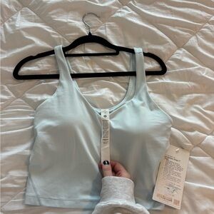 LULULEMON SIZE 8 Light Blue Tank Top